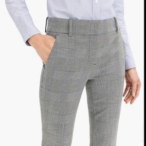 J. Crew Cameron pant in glen plaid